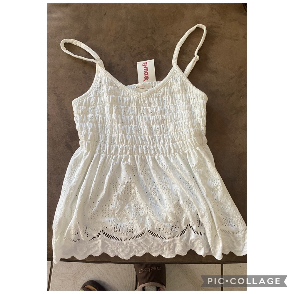 URBAN Romantics White Eyelet Camisole